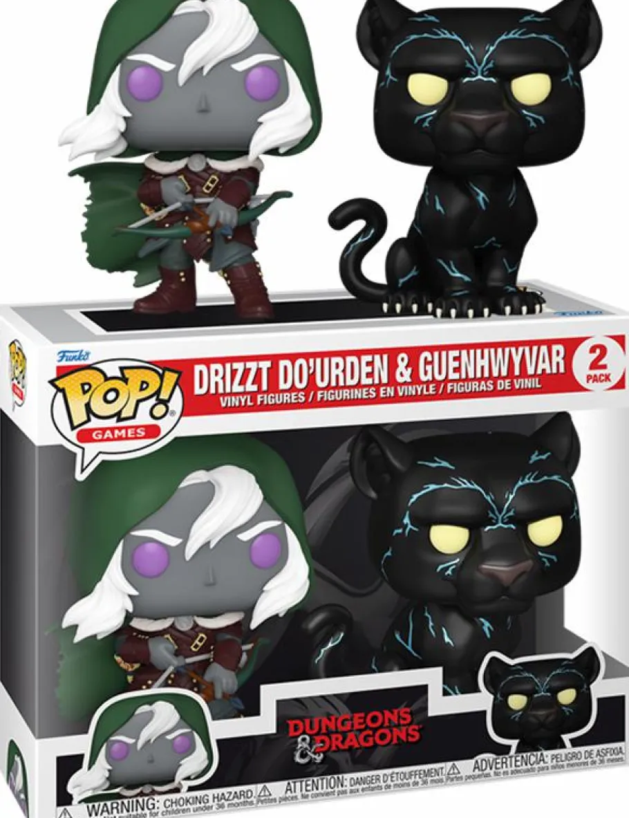 Standard Pop!>Dungeons & Dragons - Drizzt Do’Urden & Guenhwyvar Pop! Vinyl 2-Pack