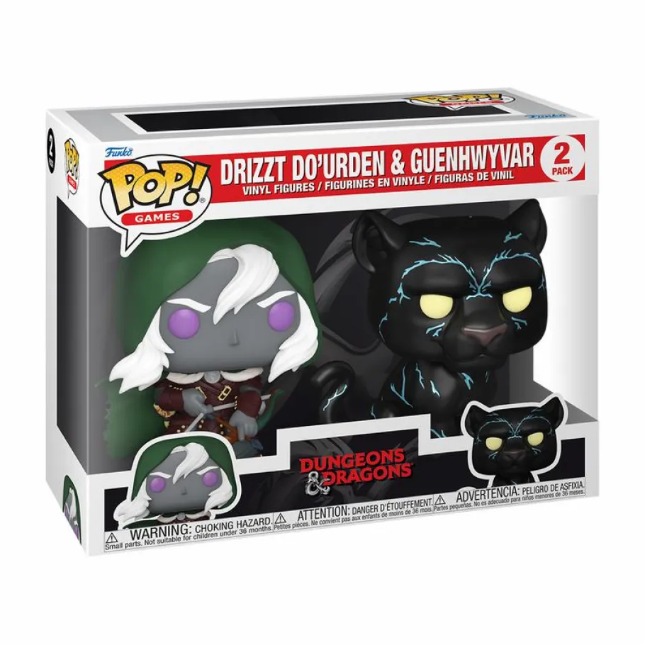 Standard Pop!>Dungeons & Dragons - Drizzt Do’Urden & Guenhwyvar Pop! Vinyl 2-Pack