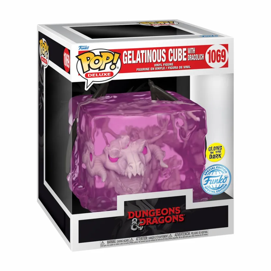 Pop! Deluxe>Dungeons & Dragons - Gelatinous Cube with Dracolich Glow-in-the-Dark Deluxe Pop! Vinyl Figure