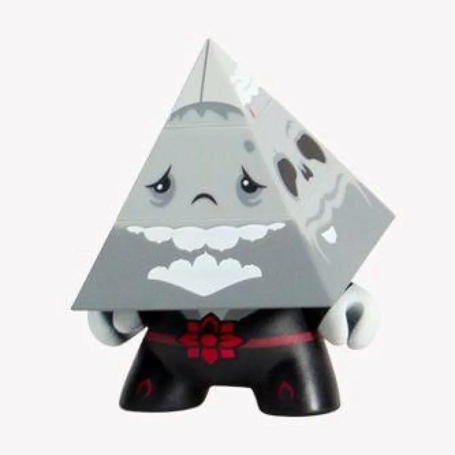 Dunny & Labbit>Dunny - 3" Pyramidun Grey Vinyl