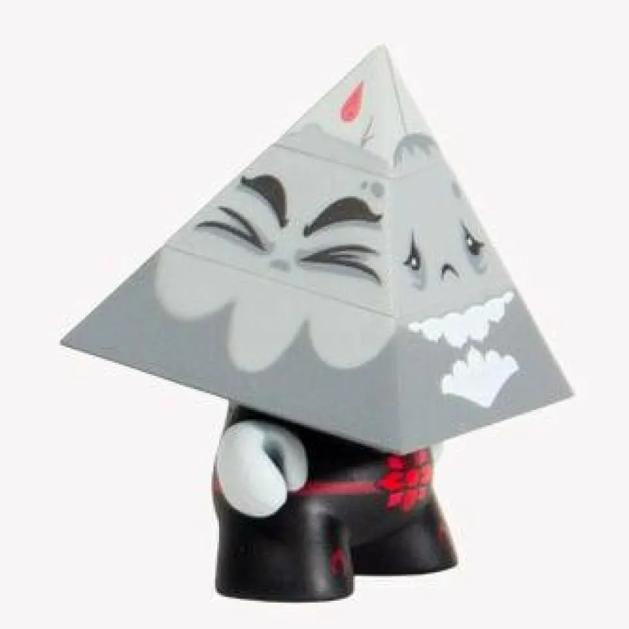 Dunny & Labbit>Dunny - 3" Pyramidun Grey Vinyl