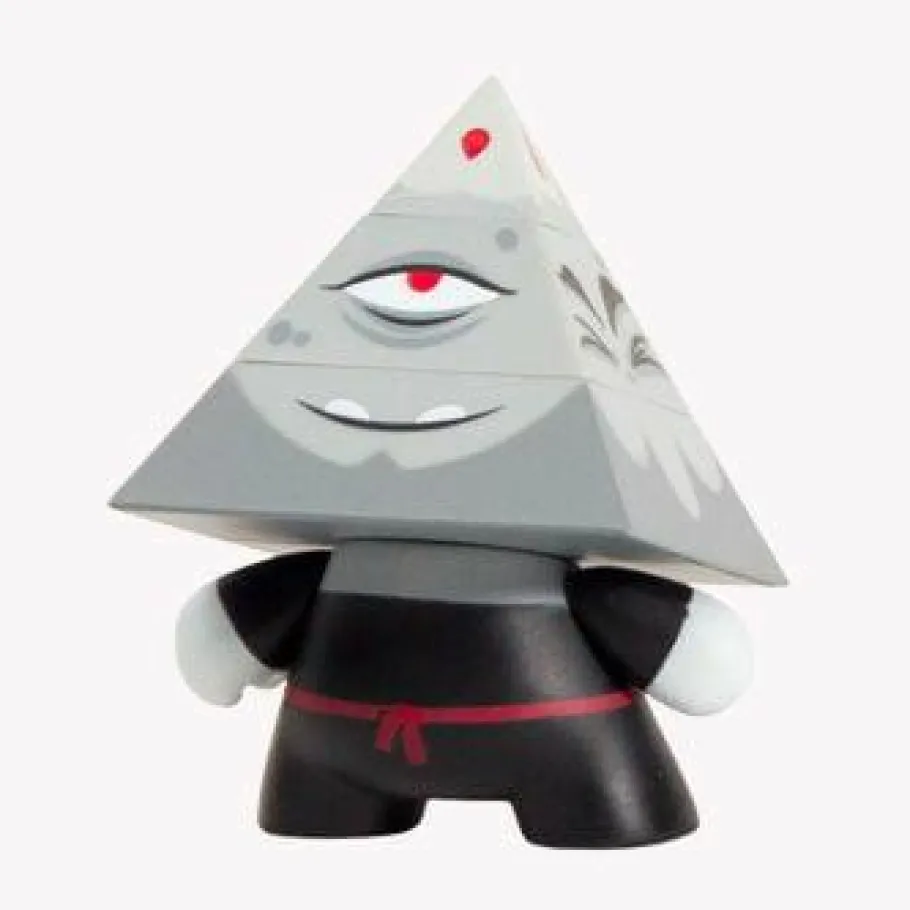 Dunny & Labbit>Dunny - 3" Pyramidun Grey Vinyl