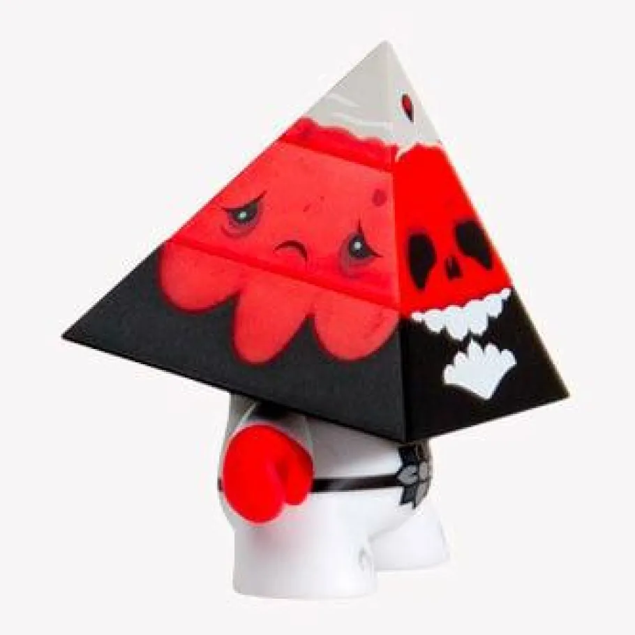 Dunny & Labbit>Dunny - 3" Pyramidun Red Vinyl