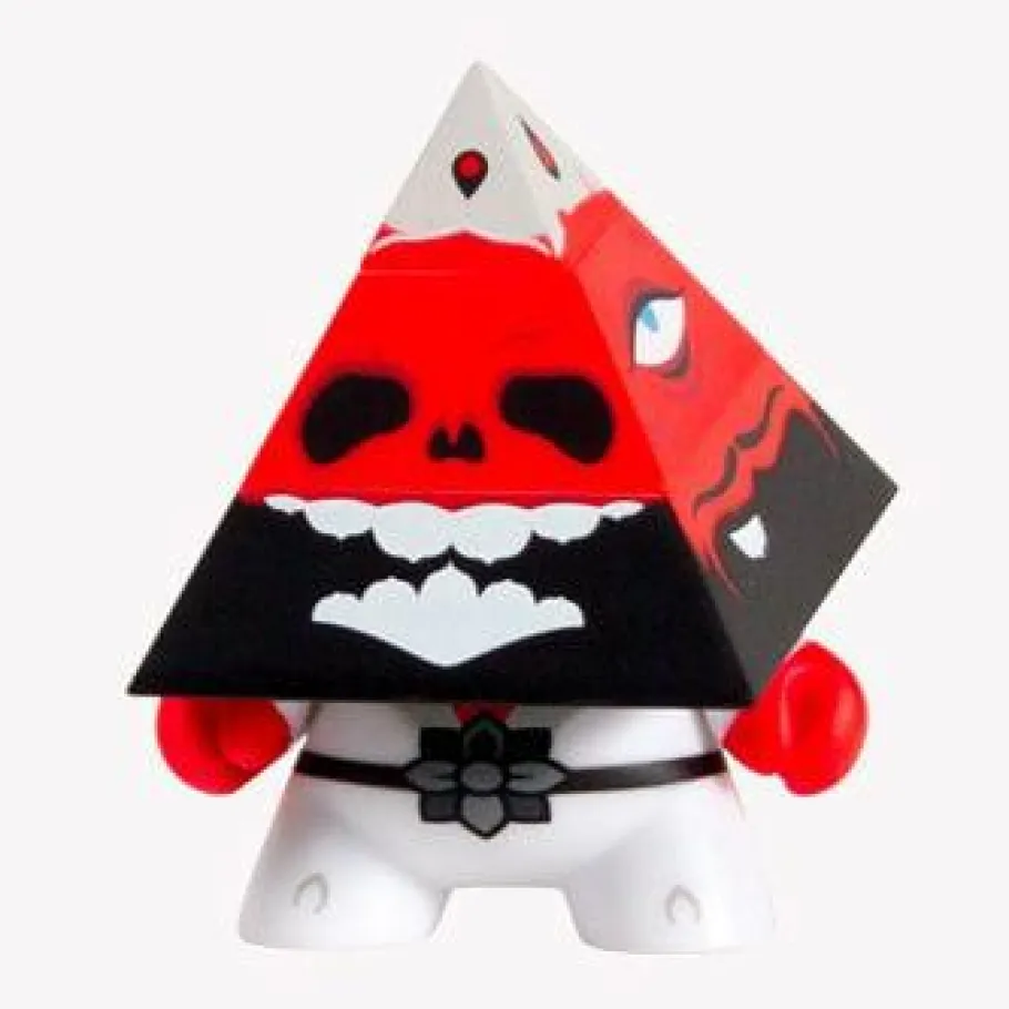 Dunny & Labbit>Dunny - 3" Pyramidun Red Vinyl