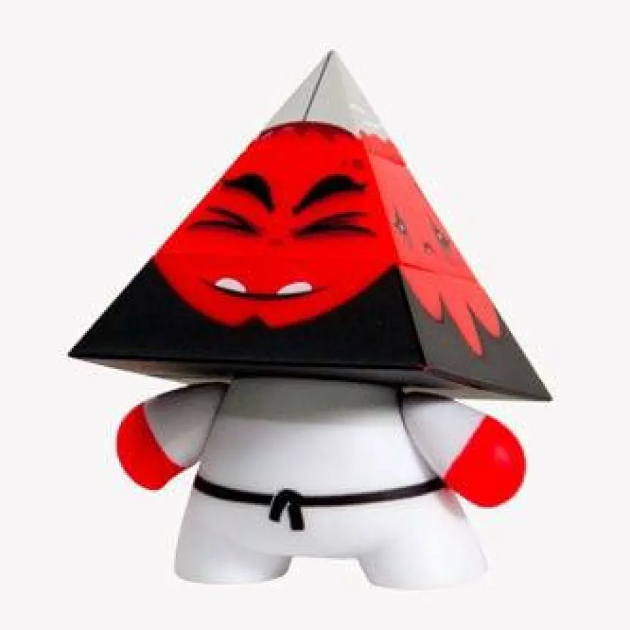 Dunny & Labbit>Dunny - 3" Pyramidun Red Vinyl
