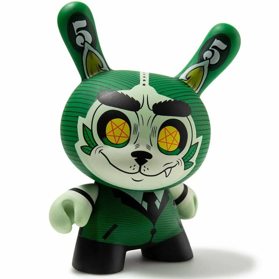 Dunny & Labbit>Dunny - Cash Wolf 5” Vinyl Figure by Josh Divine
