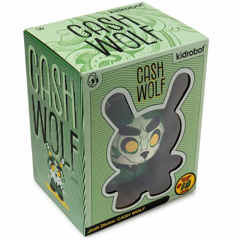 Dunny & Labbit>Dunny - Cash Wolf 5” Vinyl Figure by Josh Divine