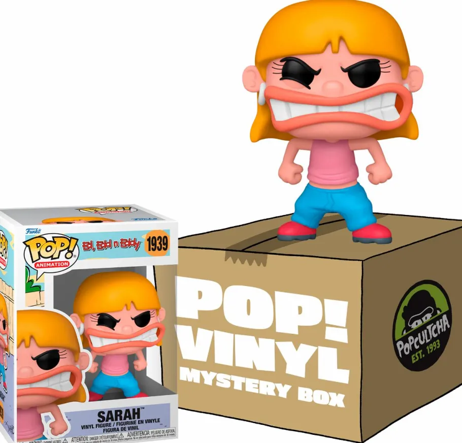 Collector & Mystery Boxes>Ed, Edd n Eddy - Sarah Mystery Box (Includes Sarah & 3 Exclusive Pop! Vinyl Figures)