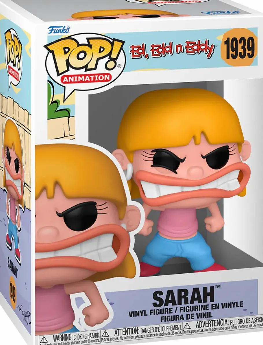 Pop! Chases, Vault, Limited Editions, Ppp Items>Ed, Edd n Eddy - Sarah Pop! Vinyl Figure in Acrylic Pop! Protector (Popcultcha Exclusive)
