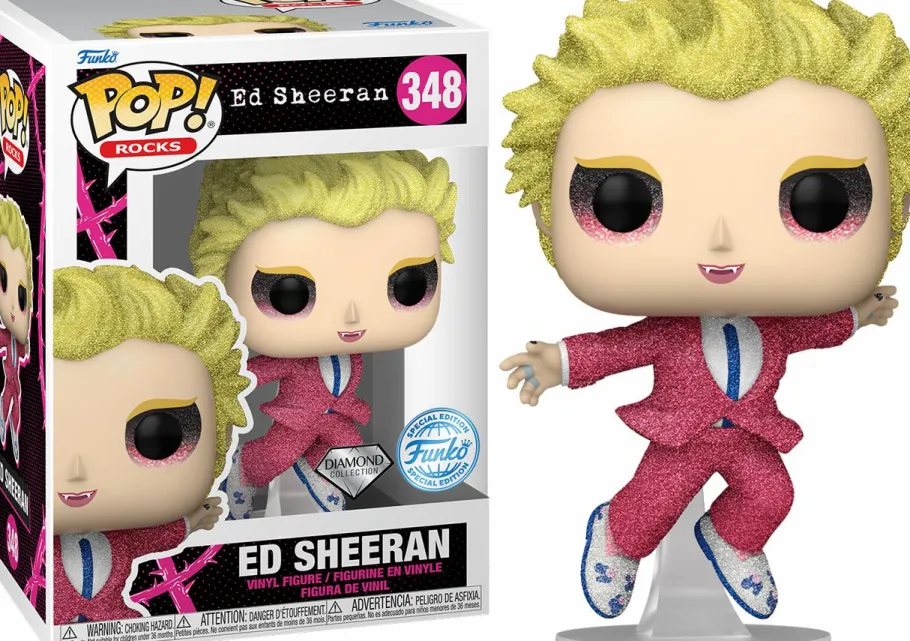 Standard Pop!>Ed Sheeran - in Pink Suit Diamond Glitter Pop! Vinyl Figure