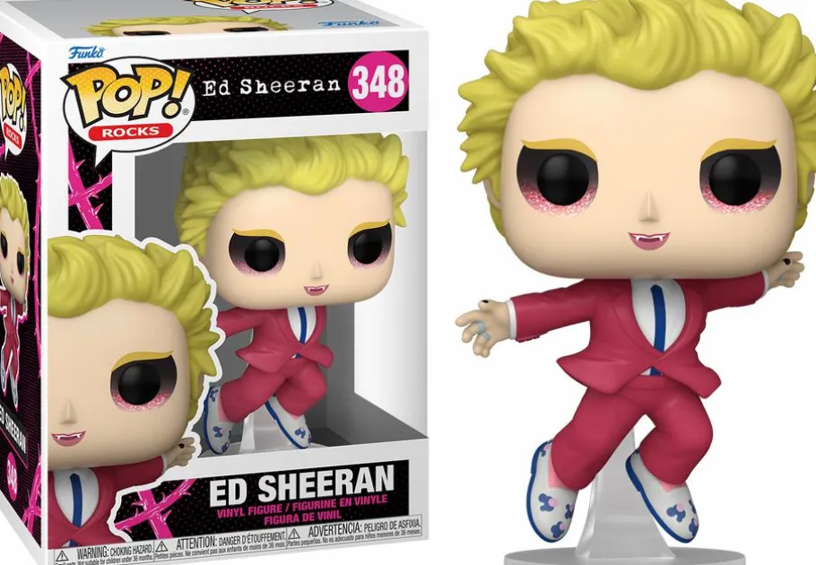 Standard Pop!>Ed Sheeran - Ed Sheeren in Pink Suit Pop! Vinyl Figure