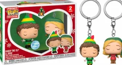 Pop! Keychains>Elf - Buddy & Jovie Pocket Pop! Keychain 2-Pack