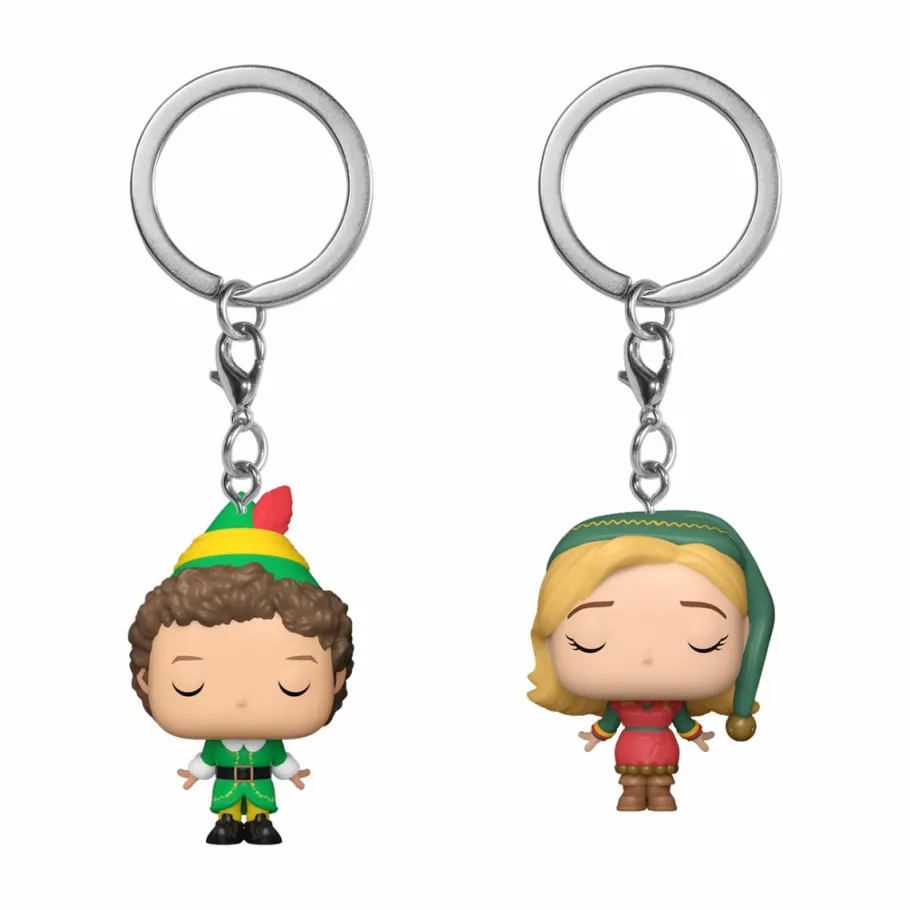 Pop! Keychains>Elf - Buddy & Jovie Pocket Pop! Keychain 2-Pack
