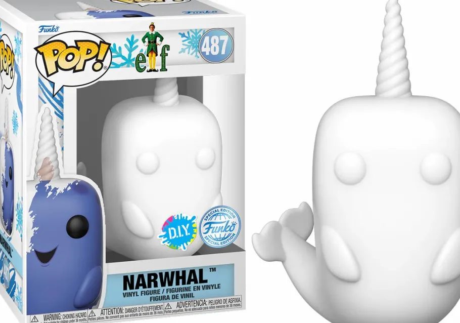 Diy (Do-It-Yourself)>Elf - Narwhal DIY Pop! Vinyl Figure
