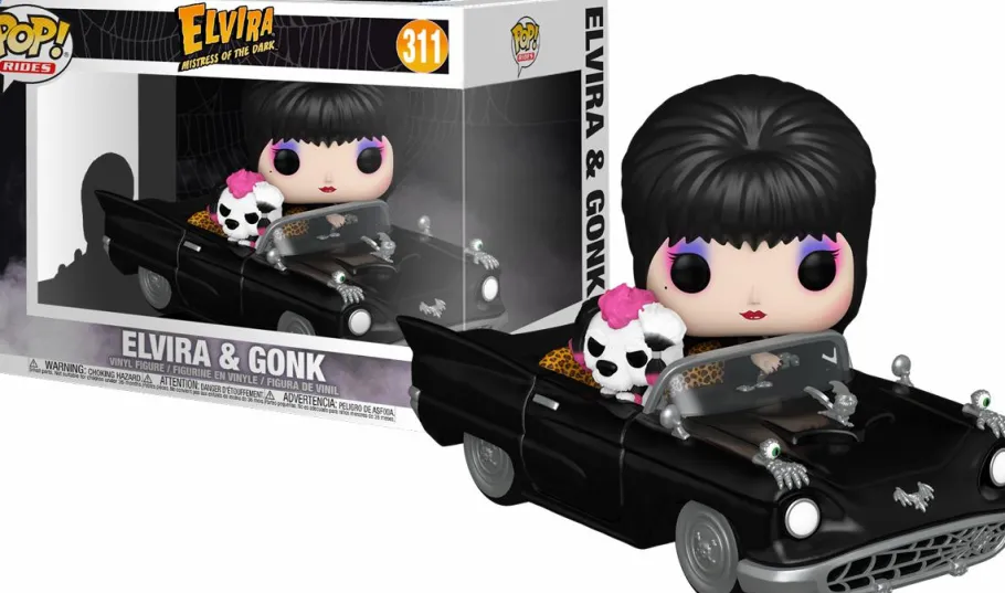Pop! Rides & Town>Elvira : Mistress of the Dark - & Gonk in the Macabre Mobile Pop! Rides Vinyl Figure