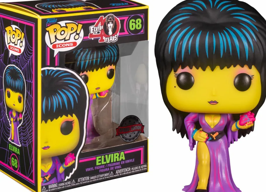 Standard Pop!>Elvira : Mistress of the Dark - Blacklight Pop! Vinyl Figure