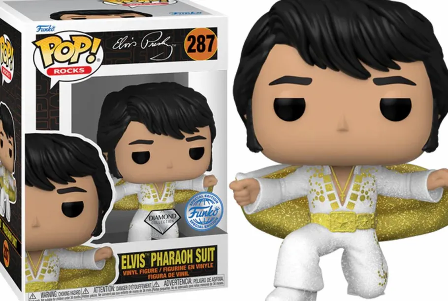 Standard Pop!>Elvis Presley - Elvis in Pharaoh Suit Diamond Glitter Pop! Vinyl Figure