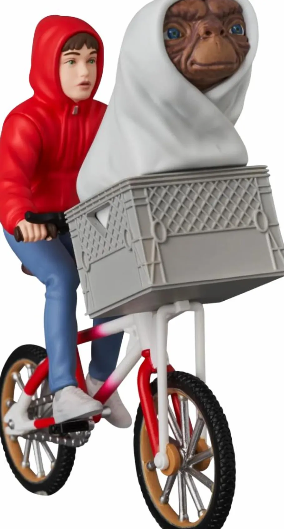 Designer Vinyl>E.T. the Extra-Terrestrial - & Elliott with Bicycle Ultra Detail Figure UDF Vinyl Figure
