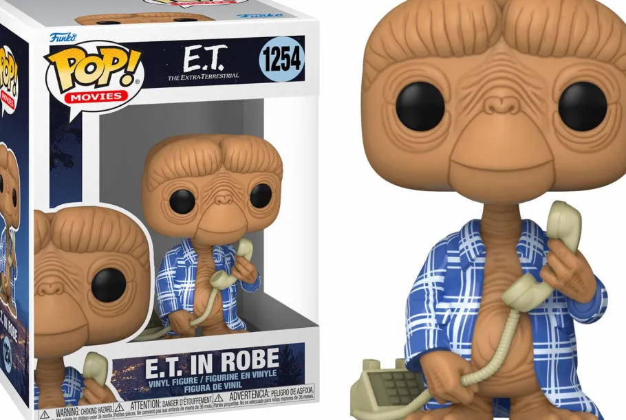 Standard Pop!>E.T. The Extra-Terrestrial - in Flannel Robe 40th Anniversary Pop! Vinyl Figure