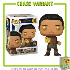 Pop! Chases, Vault, Limited Editions, Ppp Items>Eternals (2021) - Gilgamesh Pop! Vinyl Figure in Acrylic Pop! Protector (Chase Variant)