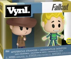 Designer Vinyl>Fallout - Mysterious Stranger & Adamantium Skeleton Vynl. Vinyl Figure 2-Pack