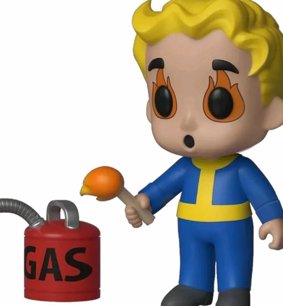 Designer Vinyl>Fallout - Vault Boy (Pyromaniac) 5 Star 4" Vinyl Figure