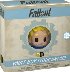 Designer Vinyl>Fallout - Vault Boy (Toughness) 5 Star 4" Vinyl Figure