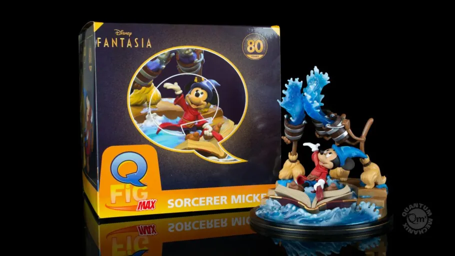 Designer Vinyl>Mickey Mouse Fantasia (1940) - Sorcerer Mickey Q-Fig MAX 7” Vinyl Figure
