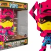 Super-Sized Pop!>Fantastic 4 Fantastic Four - Galactus with Silver Surfer Blacklight 10” Pop! Vinyl Figure