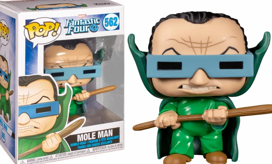 Standard Pop!>Fantastic 4 Fantastic Four - Mole Man Pop! Vinyl Figure