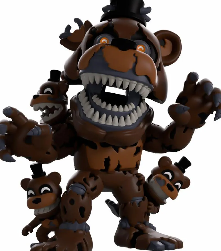 Designer Vinyl>Five Nights at Freddy's Five Nights at Freddy’s - Nightmare Freddy and Freddles 5" Vinyl Figure