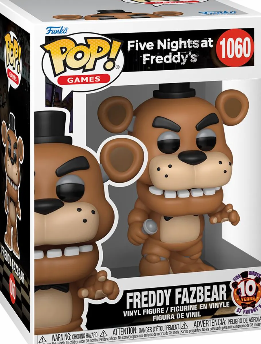 Standard Pop!>Five Nights at Freddy's : 10th Anniversary - Freddy Fazbear Pop! Vinyl Figure