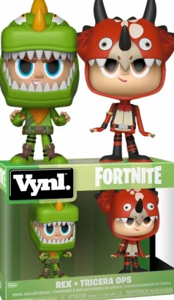 Designer Vinyl>Fortnite - Rex & Tricera Vynl. Vinyl Figure 2-Pack