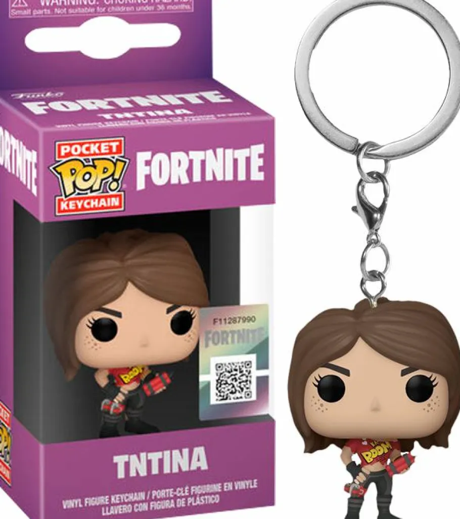 Pop! Keychains>Fortnite - TNTina Pocket Pop! Vinyl Keychain