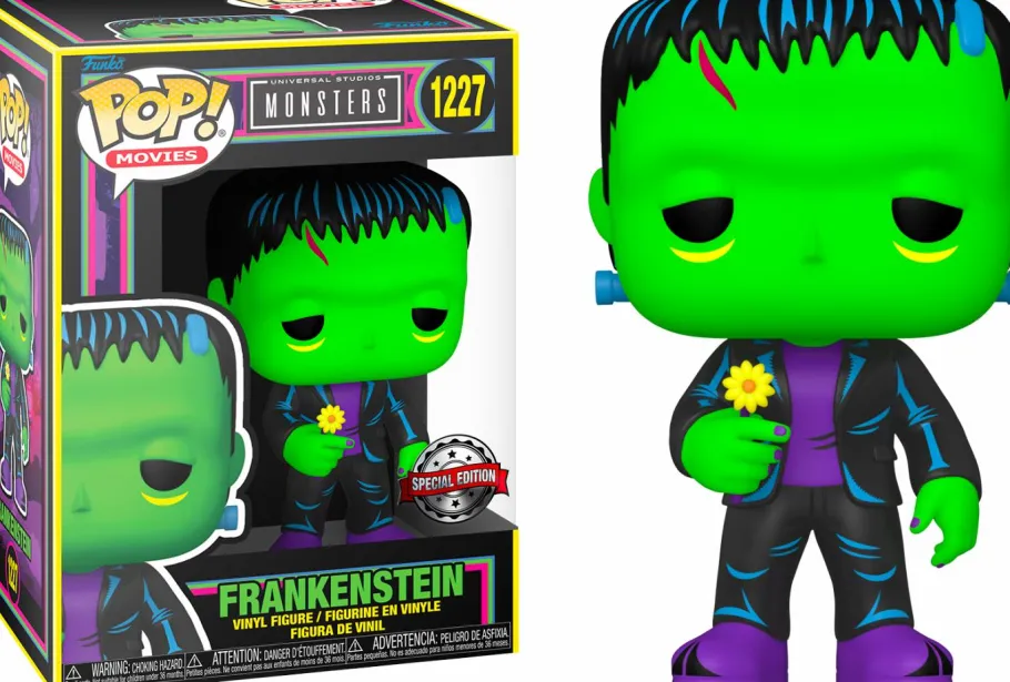 Standard Pop!>Universal Monsters Frankenstein (1931) - Frankenstein with Flower Blacklight Pop! Vinyl Figure