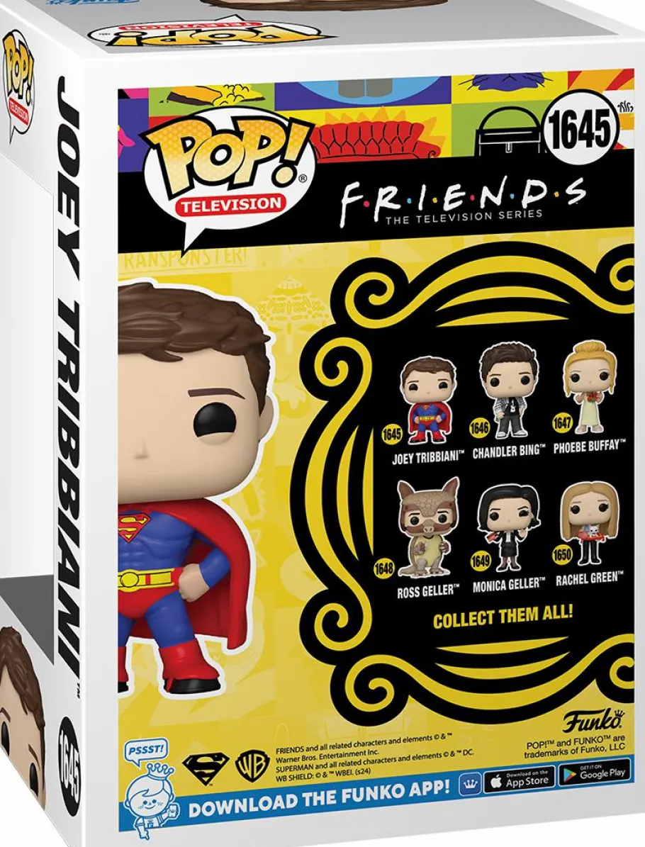 Standard Pop!>Friends - Joey Tribbiani in Superman Costume Pop! Vinyl Figure