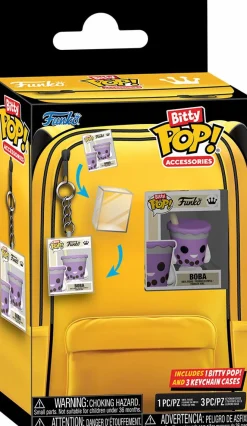 Pop! Home & Accessories>Funko - Boba & Bitty Pop! Keychain Cases 4-Pack
