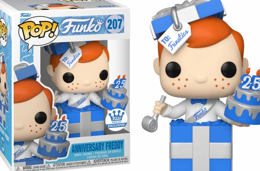 Collector & Mystery Boxes>Funko Original Funko - 25th Anniversary Freddy Funko Mystery Box (Includes Anniversary Freddy & 5 Mystery Pop! Vinyl Figures)