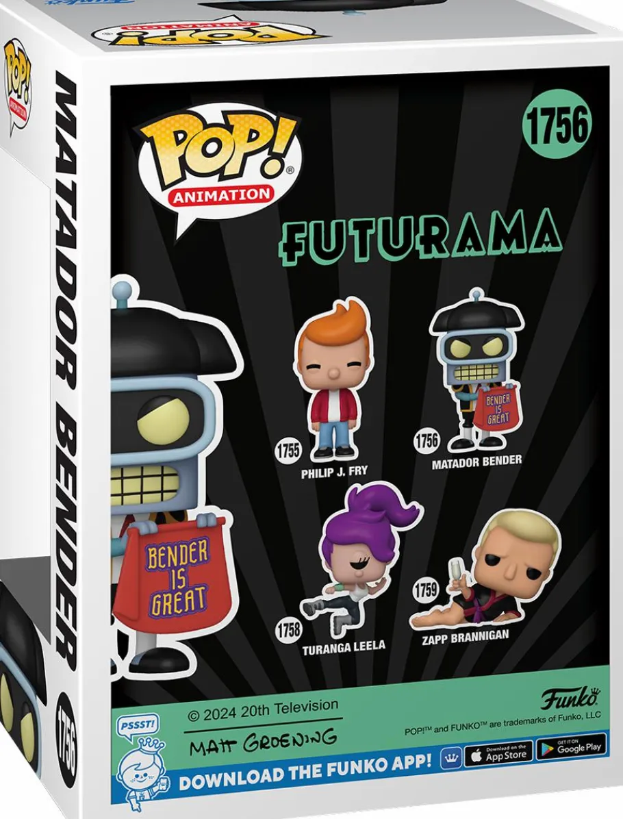 Standard Pop!>Futurama - Matador Bender Pop! Vinyl Figure