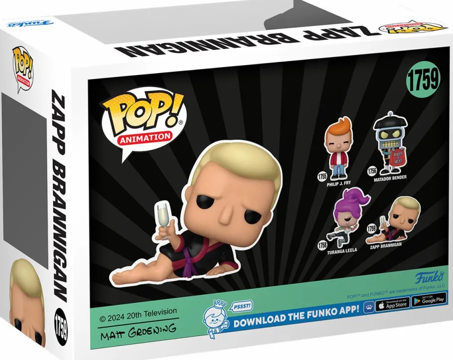 Standard Pop!>Futurama - Zapp Brannigan Lounging Pop! Vinyl Figure