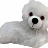 Designer Plush>Game of Thrones - Prone Ghost Direwolf Cub Plush