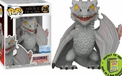 Pop! Chases, Vault, Limited Editions, Ppp Items>Game of Thrones: House of the Dragon - Seasmoke Pop! Vinyl Figure in Acrylic Pop! Protector (Popcultcha Exclusive)