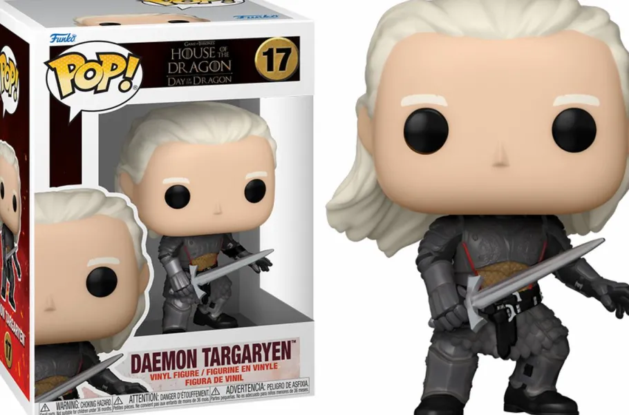 Standard Pop!>House of the Dragon Game of Thrones: - Daemon Targaryen with Dark Sister Pop! Vinyl Figure