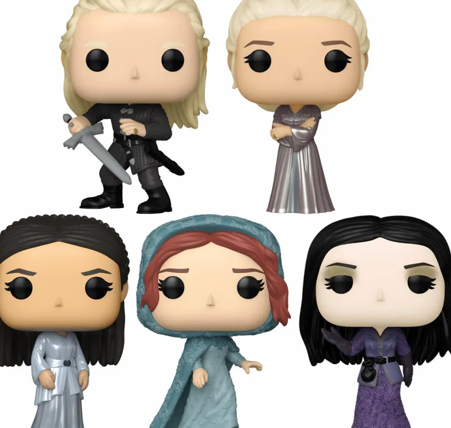 Pop! Bundles>House of the Dragon Game of Thrones: - The Queen Who Ever Was Pop! Vinyl Bundle (Set of 5)
