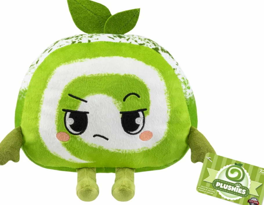 Designer Plush>Gamer Food Gamer Desserts - Matcha Swiss Roll Plushies 7” Plush