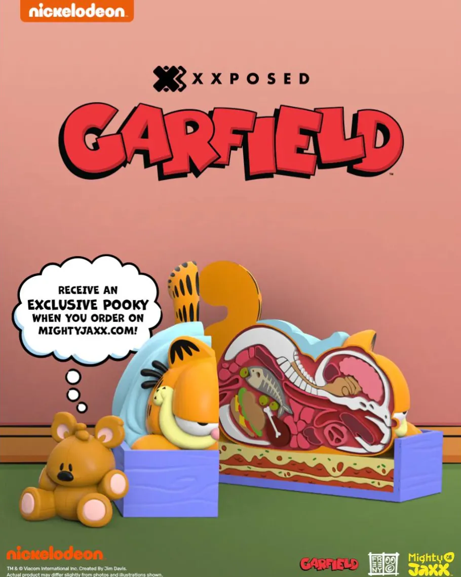 Designer Vinyl>Garfield - XXPOSED 7" Statue