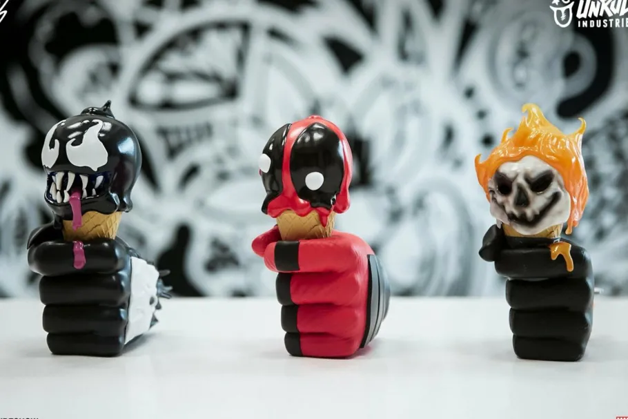 Designer Vinyl>Ghost Rider - : One Scoops 7” Vinyl Figure by Erik Scoggan