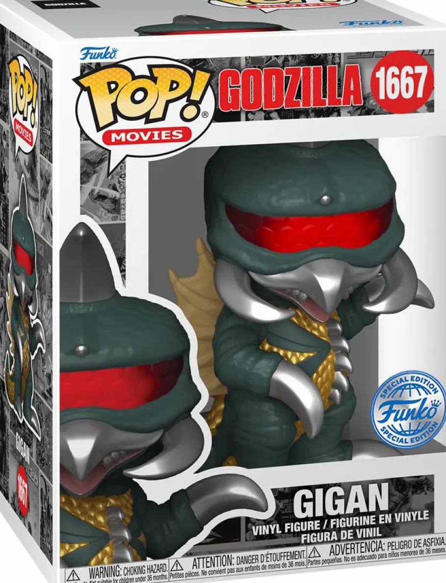 Standard Pop!>Godzilla (1954): 70th Anniversary - Gigan Pop! Vinyl Figure (Popcultcha Exclusive)