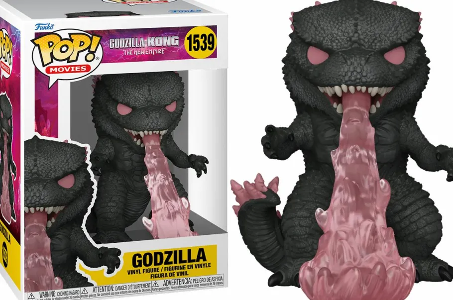 Standard Pop!>Godzilla vs Kong Godzilla vs. Kong 2: The New Empire - Godzilla with Heat-Ray Pop! Vinyl Figure