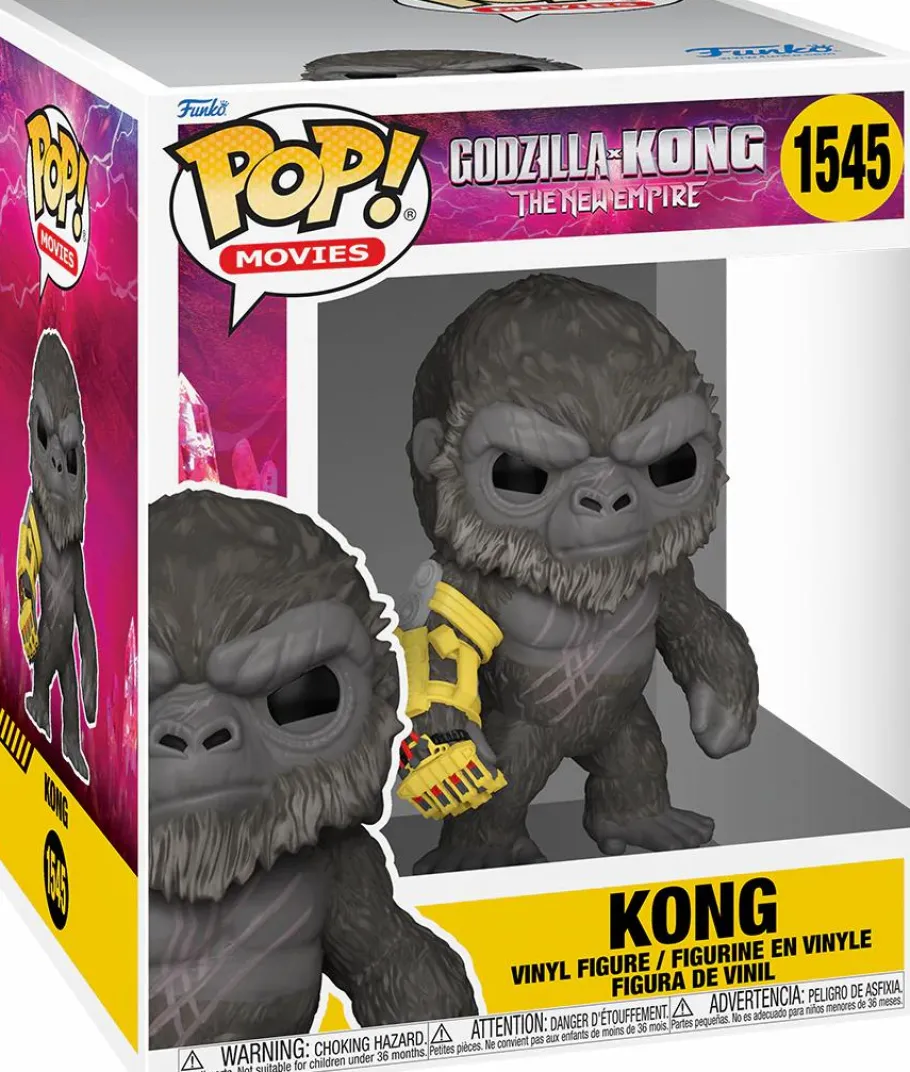 Super-Sized Pop!>Godzilla vs Kong Godzilla vs. Kong 2: The New Empire - Kong with Mechanical Arm Super Sized 6" Pop! Vinyl Figure